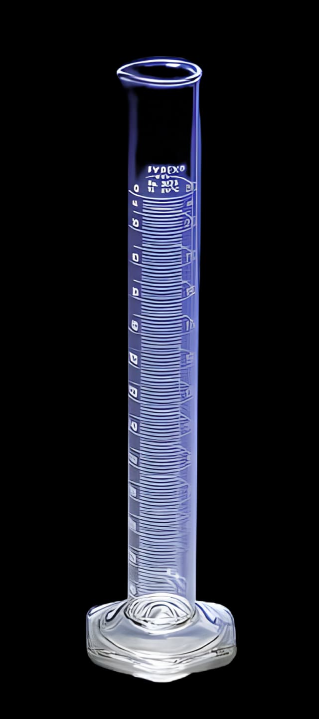 1L Pyrex™ Borosilicate Glass Graduated Cylinder - Lab Precision