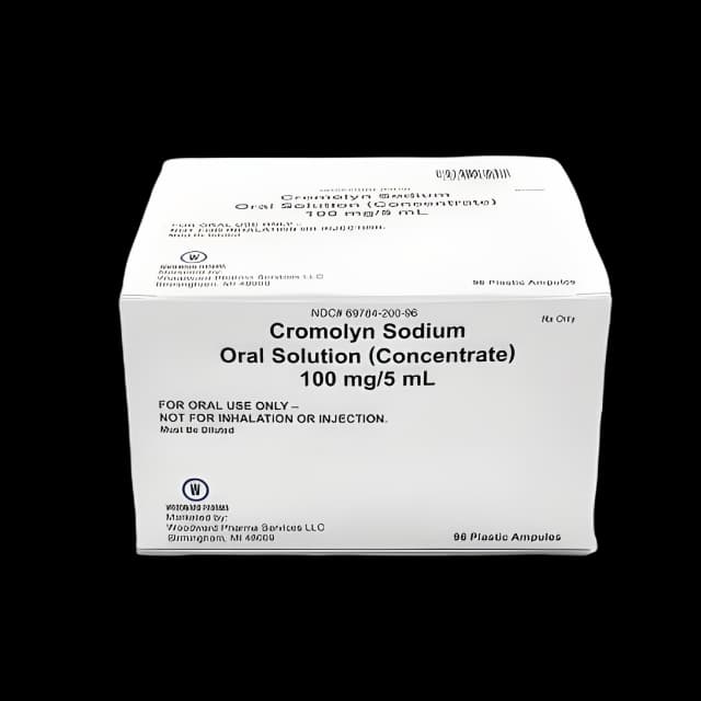 Cromolyn Sodium Oral Solution - 5 mL Ampules 96 Pack