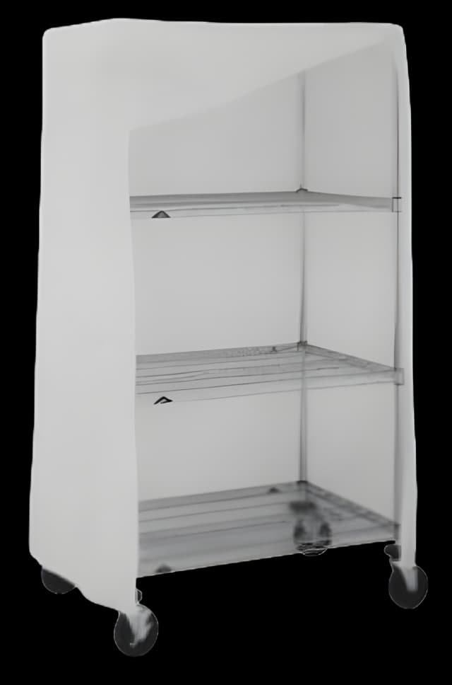 Cart Cover Metro® Mariner Blue Uncoated Nylon 36 X 18 X 54 Inch Hook and Loop Closure