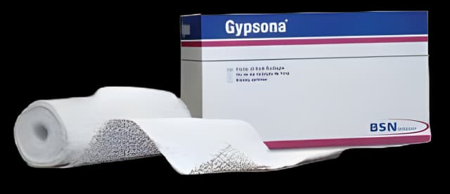 Plaster Bandage Gypsona® HP 4 Inch X 15 Foot Plaster of Paris White