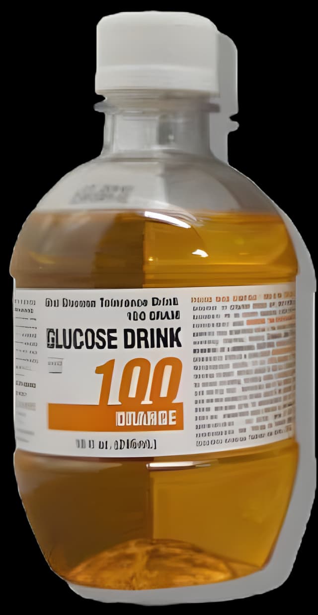 Glucose Tolerance Beverage Glucose Drink Orange 100 Gram 10 oz. per Bottle