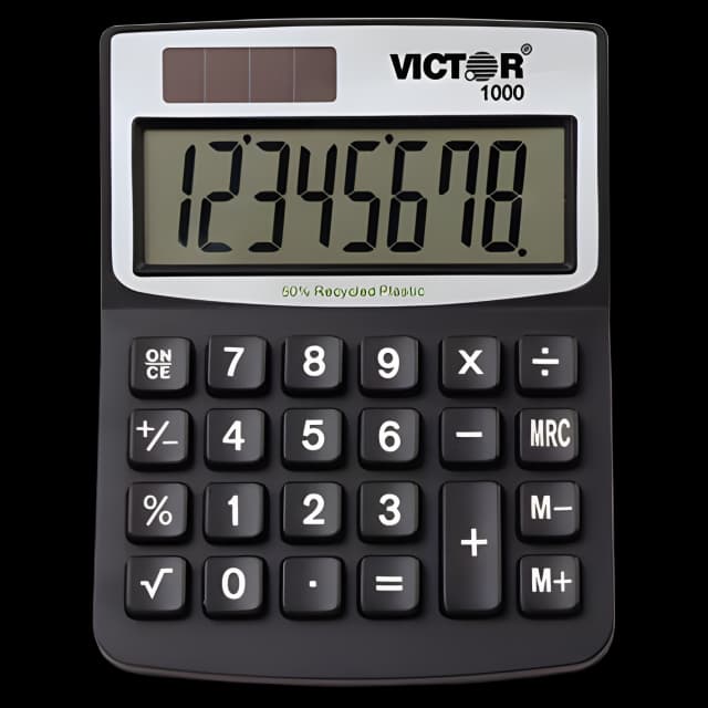 1000 Minidesk Calculator, 8-Digit LCD