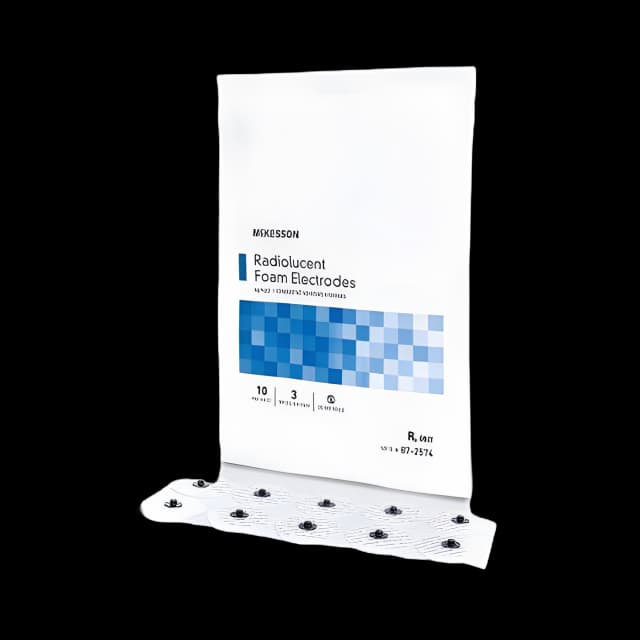 McKesson ECG Monitoring Electrodes - Tape Backing, 30 Pack