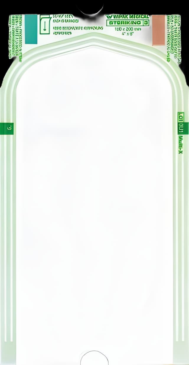 Sterilization Pouch Steriking® Ethylene Oxide (EO) Gas / Steam 4 X 7-3/4 Inch Transparent Heat Seal Paper / Film