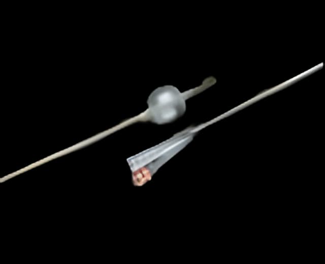 Foley Catheter Lubri-Sil® 2-Way Standard Tip 30 cc Balloon 24 Fr. Antimicrobial Hydrogel Coated Silicone