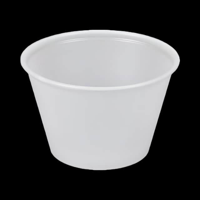 Souffle Cup Solo® 4 oz. Translucent Plastic Disposable