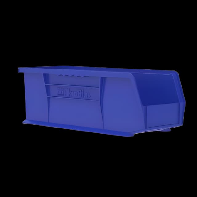 Storage Bin AkroBins® Blue Plastic 5 X 5-1/2 X 14-3/4 Inch