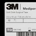 Perforated Medical Tape 3M™ Medipore™ H White 3 Inch X 10 Yard Soft Cloth NonSterile