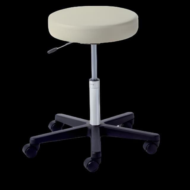 Air Lift Stool Ritter® 272 Value Series Backless Pneumatic Height Adjustment 5 Casters Sunfire