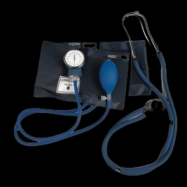 Reusable Aneroid / Stethoscope Set Lumiscope® Adult Cuff Dual Head Sprague Stethoscope Pocket Aneroid - 100-040P