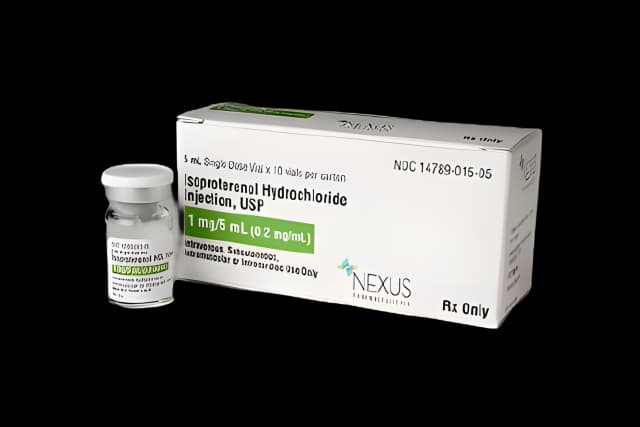 Isoproterenol HCl 0.2 mg/mL Injection by Nexus Pharmaceuticals