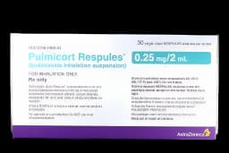 Pulmicort Respules® Budesonide 0.25 mg / 2 mL Suspension Nebulizer Ampule 30 Ampules