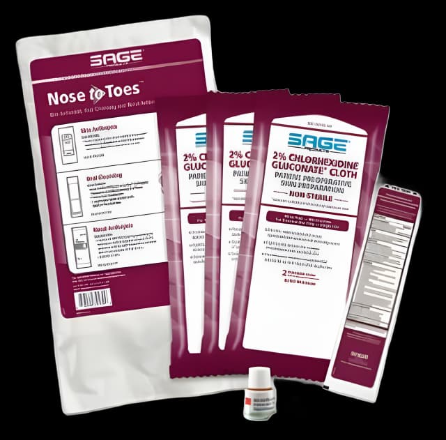 Sage Nose To Toes Prep Kit - Preoperative Cleansing System