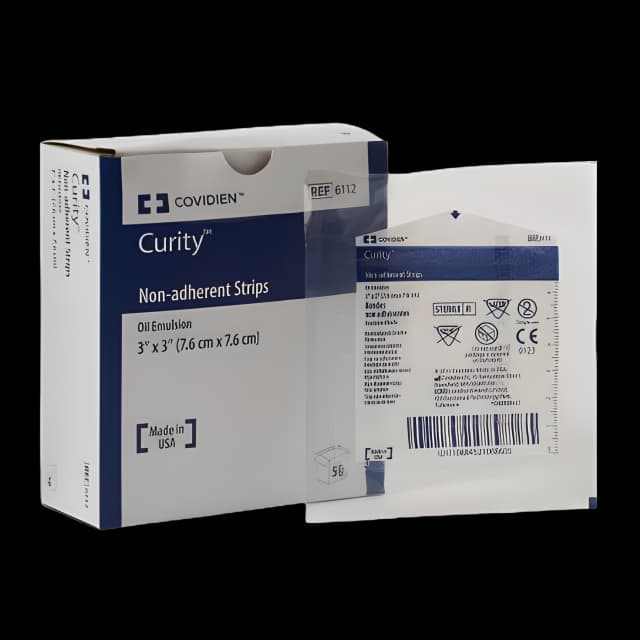 Oil Emulsion Impregnated Dressing Curity™ Square 3 X 3 Inch Sterile