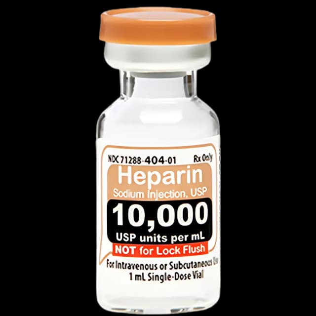 HEPARIN SOD 10 MU VL 25X1 ML