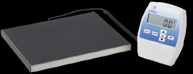 Floor Scale LCD Display 500 lbs. Capacity Blue / White AC Power