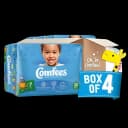 Unisex Baby Diaper Comfees® Size 7 Disposable Moderate Absorbency