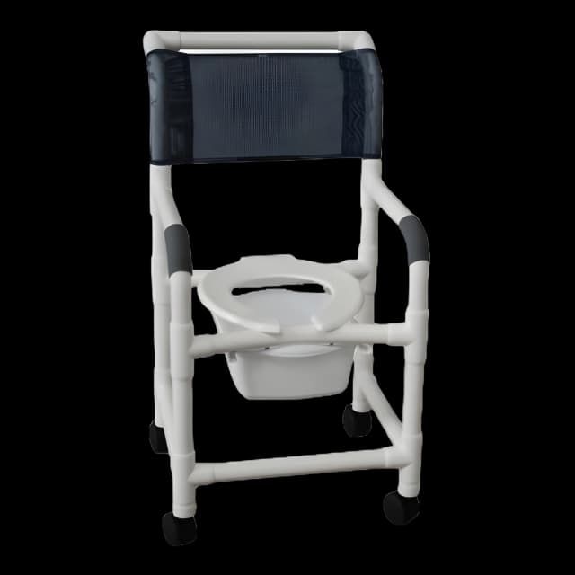 Shower Chair MJM International PVC Frame - 118-3TW-10-QT-C