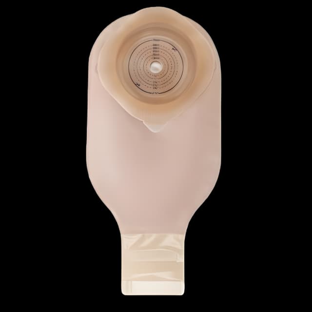 Ostomy Pouch CeraPlus™ One-Piece System 12 Inch Length Soft Convex, Trim to Fit Up to 1-1/2 Inch Stoma Drainable