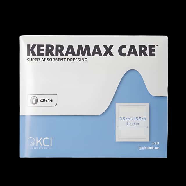 Super Absorbent Dressing KerraMax Care® 5 X 6 Inch Rectangle