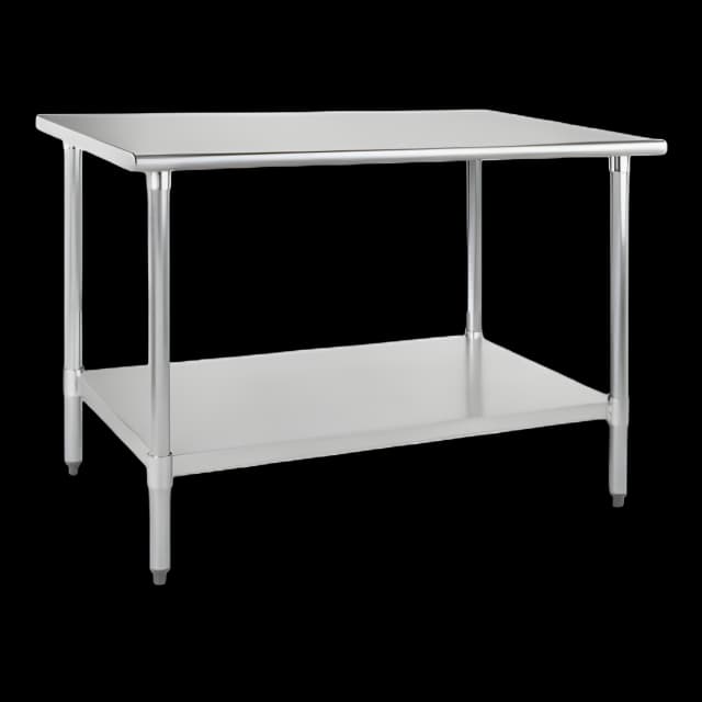 Worktable with Bottom Shelf Uline 48 X 30 Inch 600 lbs. Weight Capacity Without Drawers
