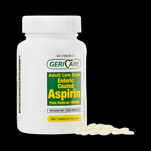 Pain Relief Geri-Care® 81 mg Strength Aspirin Tablet 300 per Bottle