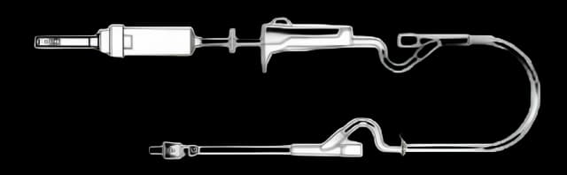 Primary IV Administration Set AMSafe® Gravity 2 Ports 15 Drops / mL Drip Rate Without Filter 96 Inch Tubing Solution Without Flow Regulator