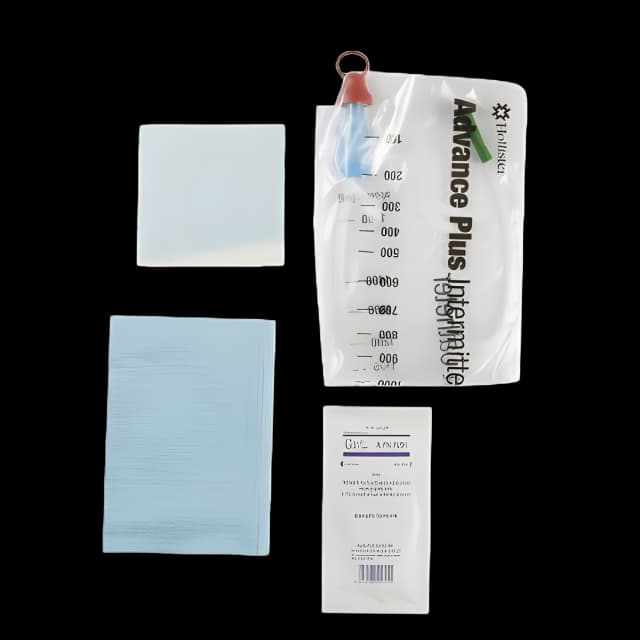 Intermittent Closed System Catheter Tray Advance Plus™ Straight Tip 14 Fr. Without Balloon PVC