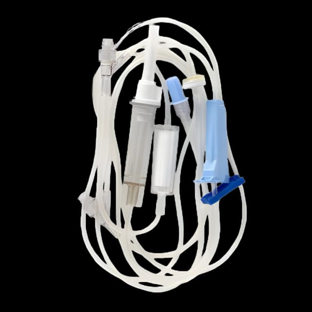 IV Pump Set Clearlink™ Pump 2 Ports 10 Drops / mL Drip Rate 0.2 Micron Filter 105 Inch Tubing Solution