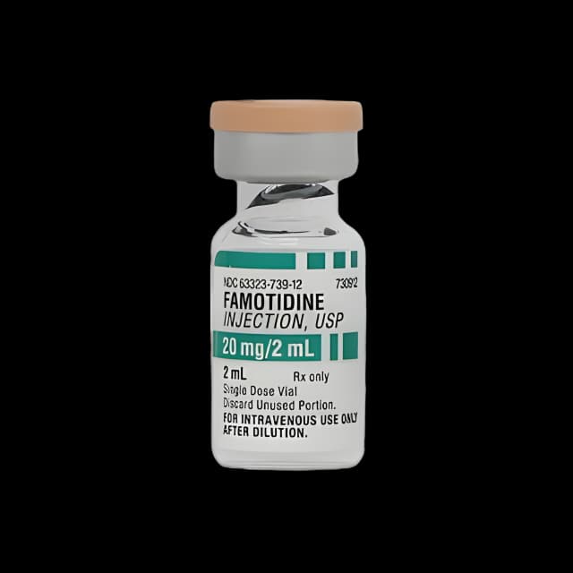 Famotidine, Preservative Free 10 mg / mL Injection Single-Dose Vial 2 mL - 1018010