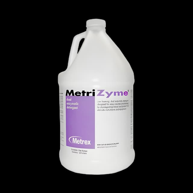Dual Enzymatic Instrument Detergent MetriZyme® Liquid Concentrate 1 Quart Bottle Mint Scent