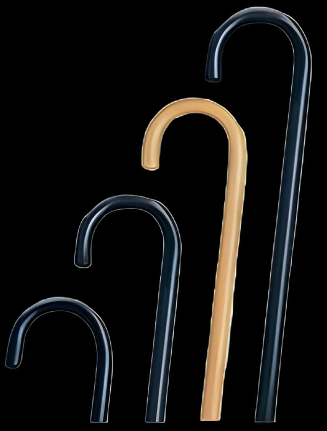 Round Handle Cane Carex® Wood 36 Inch Height Walnut - FGA71100 0000