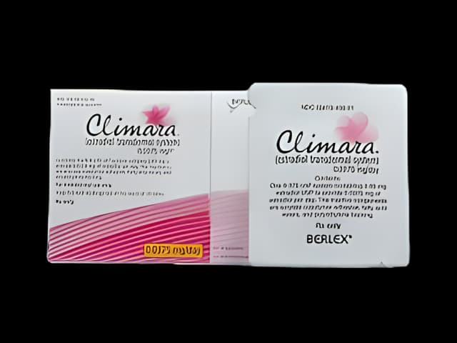 Climara® Estradiol 0.375 mg / 24 Hour Patch Carton 4 Patches