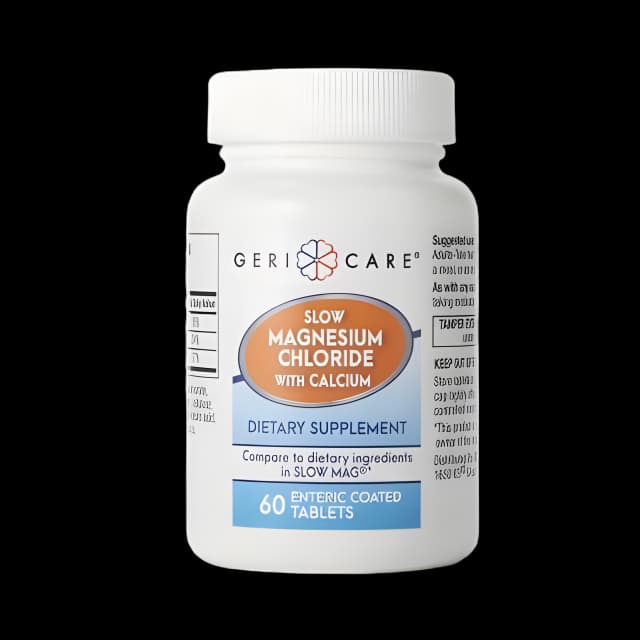 Mineral Supplement Geri-Care® Calcium / Magnesium Chloride 236mg -142 mg - 400 mg Strength Tablet 60 per Bottle