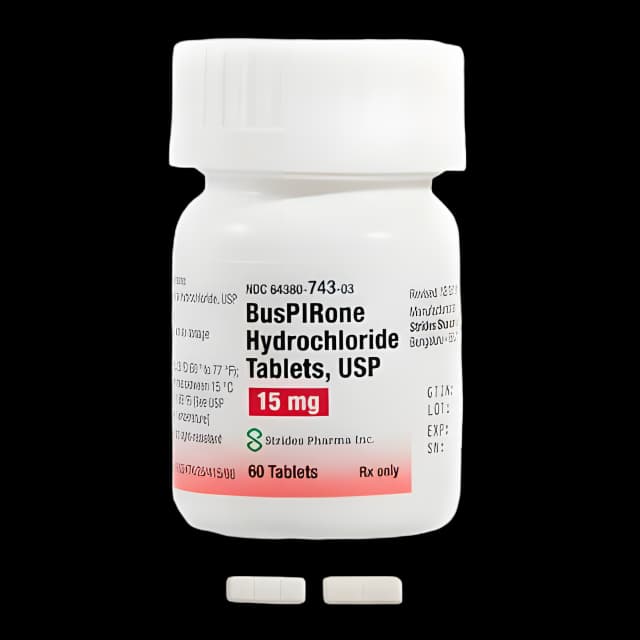 Buspirone HCl 15mg Tablets - Generic BuSpar Anxiety Relief