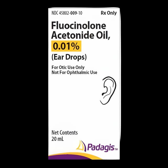 Buy Fluocinolone Acetonide 0.01% Ear Drops 20 mL Bottle