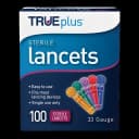 Lancet for Lancing Device TRUEplus™ 33 Gauge Non-Safety Twist Off Cap Finger - 743533
