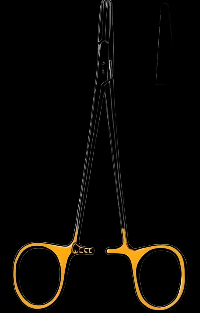 Sklar TC 6 Inch Needle Holder with Gold Rings