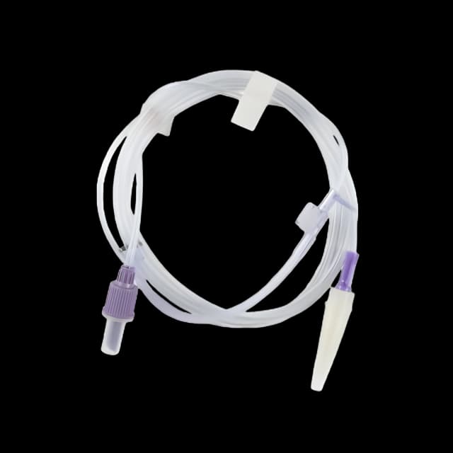 Enteral Feeding Pump Safety Screw Spike Set Kangaroo™ Joey™ ENPlus PVC NonSterile