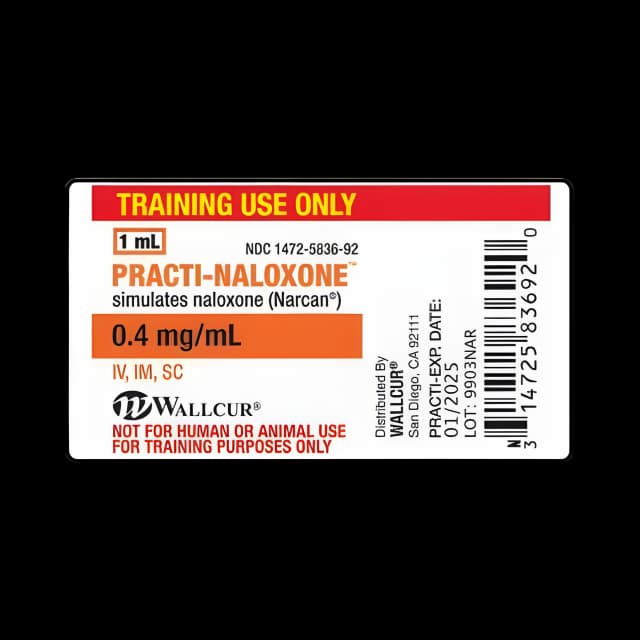 Training Medication Peel-N-Stick Labels Practice-Naloxone™