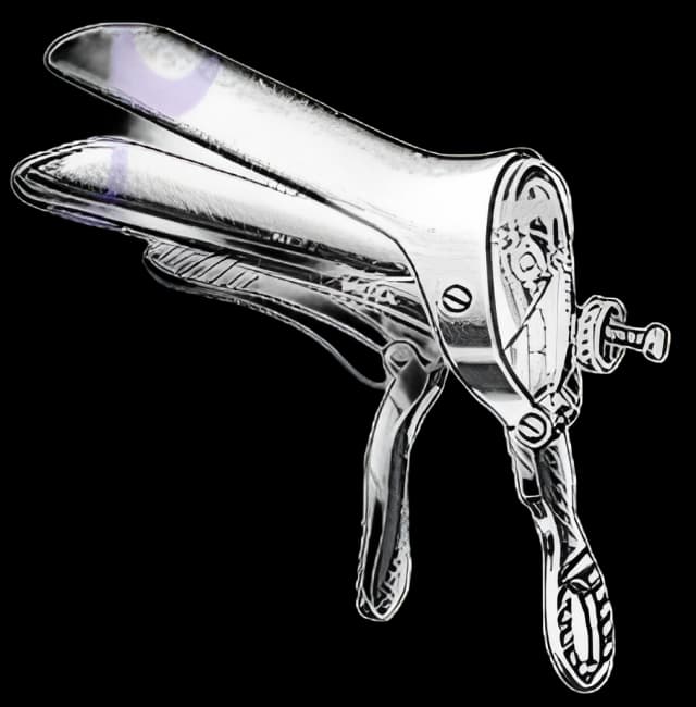 Vaginal Speculum Miltex® Cusco NonSterile Surgical Grade German Stainless Steel X-Narrow Folding Handles with Side Screw Reusable Without Light Source Capability