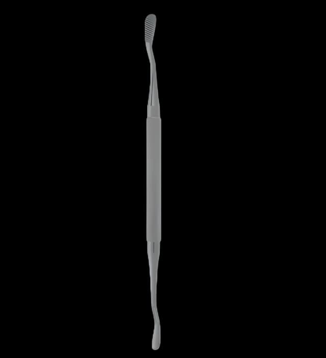 Bone File V. Mueller® Double Ended Serrated 5 mm Rounded / 7 mm Rounded Ends