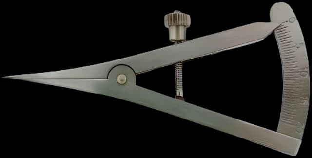 Caliper Castroviejo 0 to 20 mm - BR42-58307