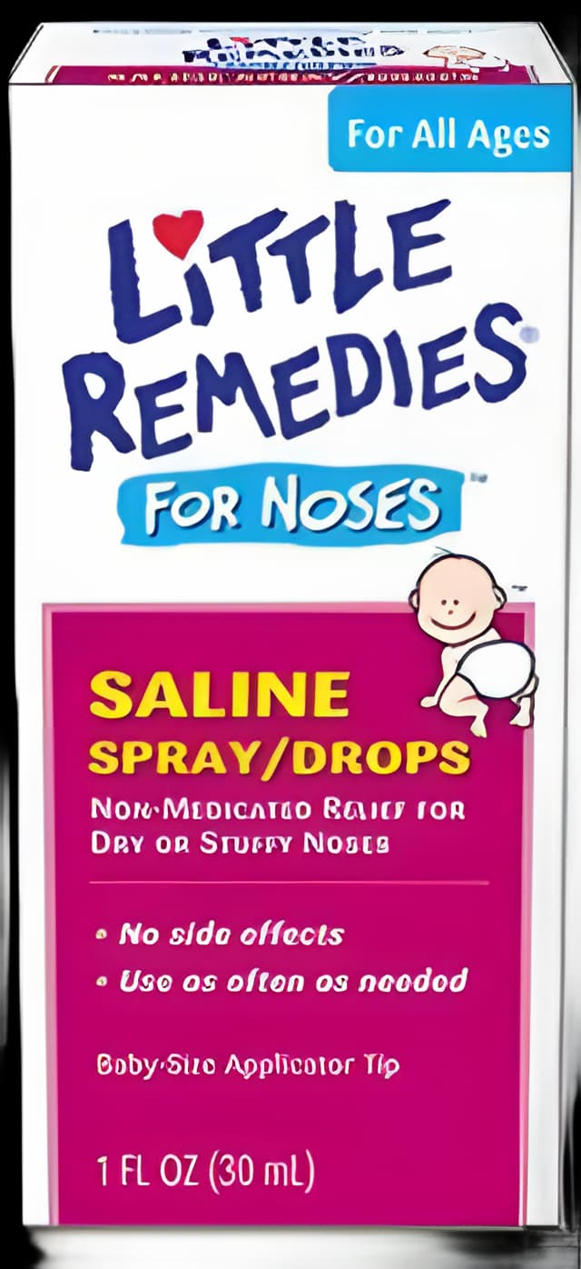 Saline Nasal Spray Little Remedies® for Noses 0.65% Strength 1 oz.
