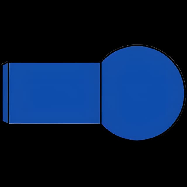 Pin Protector Cap Navy Blue, Thermoplastic, 4.0 mm / 5/32 Inch