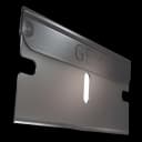 Single Edge Blade AccuForge GEM3 .009 Inch Thick, Stainless Steel 3-Facet MicroCoat Blades, Steel Back