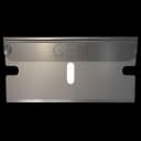 Single Edge Blade AccuForge GEM3 .009 Inch Thick, Stainless Steel 3-Facet MicroCoat Blades, Steel Back