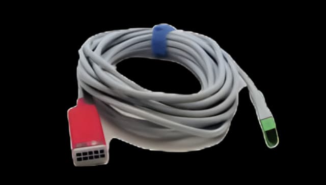ECG Cable 20 Foot, 3/5-Leads, Reusable For Passport V, V12, V21 Patient Monitor