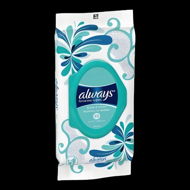 Feminine Hygiene Wipe Always® Refresh Soft Pack Fresh Scent 32 Count