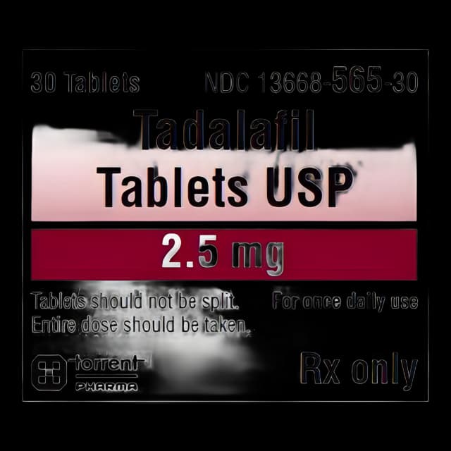Tadalafil 2.5 mg Tablet Bottle 30 Tablets - 13668056530